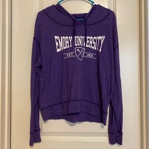 Emory University Purple Shirt/Hoodie